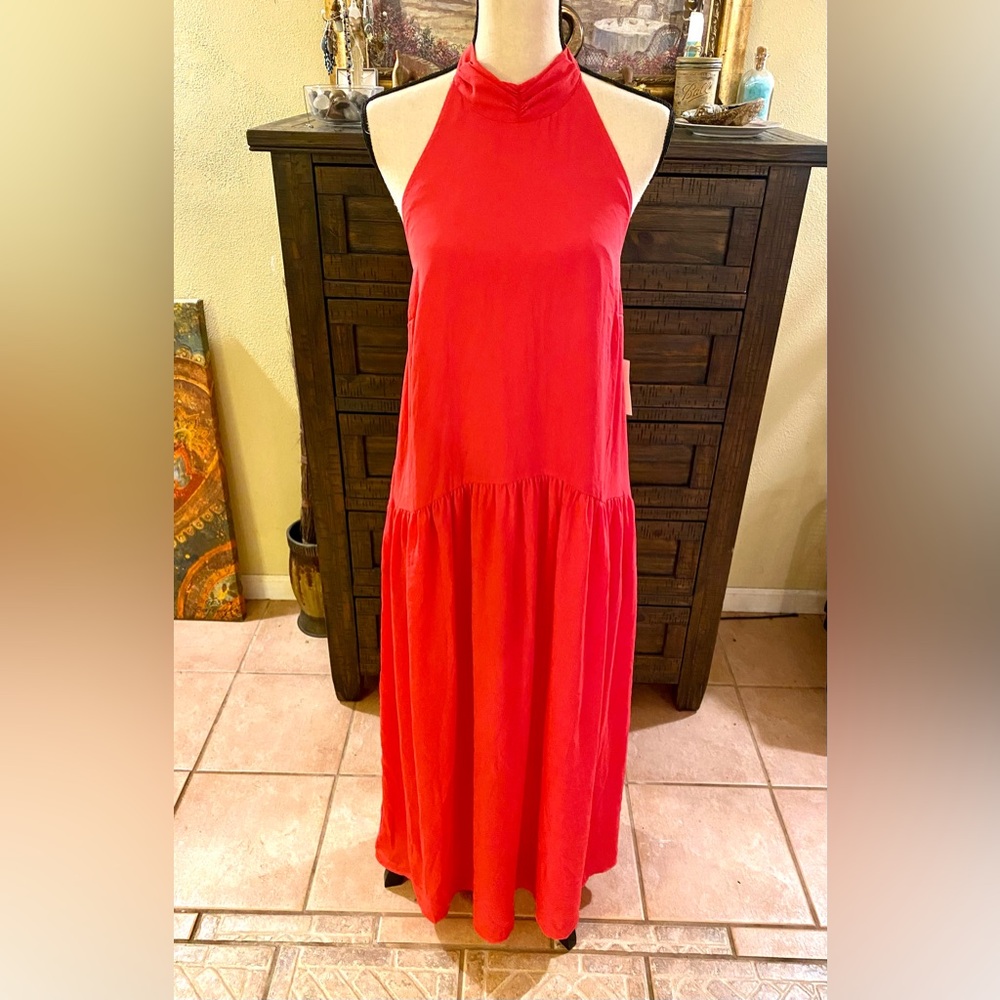 A New Day Red Sleeveless Dress